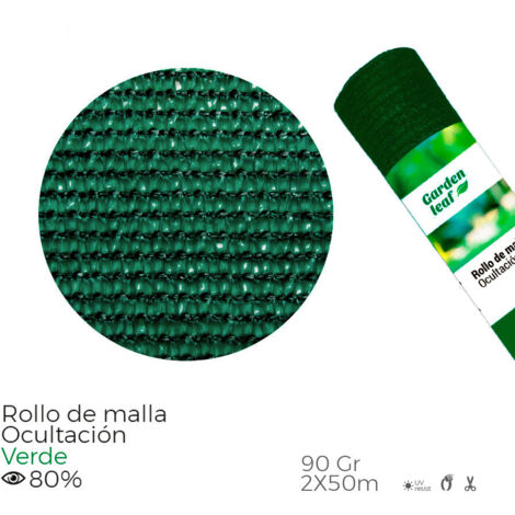 Rollo de Malla de Ocultación Color Verde 90g 2x50m EDM