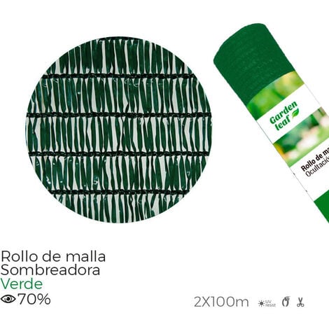 Rollo Malla Sombreo 90Gr Ratcher Verde