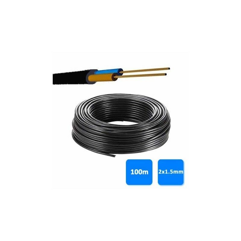 

Rollo de manguera 2x1.5mm negra 0.6/1 kV (100 metros) RV-K