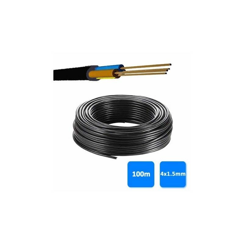 

Rollo de manguera 4x1.5mm negra 0.6/1 kV (100 metros) RV-K