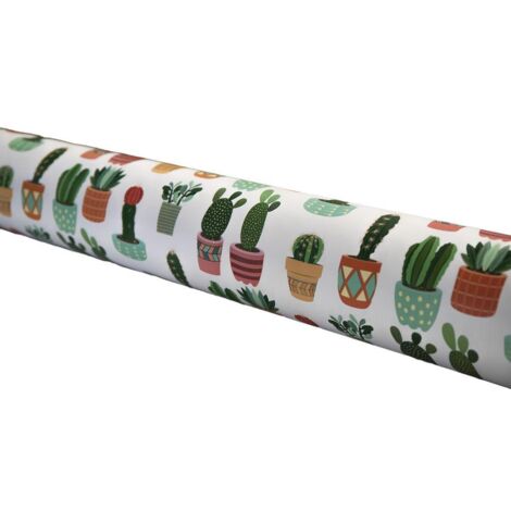 ROLLO DE MANTEL ANTIMANCHAS CON CACTUS 1,40 X 20 M