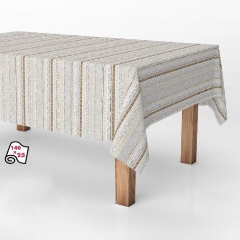 ROLLO DE MANTEL ANTIMANCHAS DIBUJOS COLORES NORDIC 140cm x 25m EXMA
