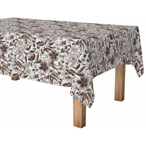 ROLLO DE MANTEL ANTIMANCHAS FLORES MODERN 140cm x 25m EXMA