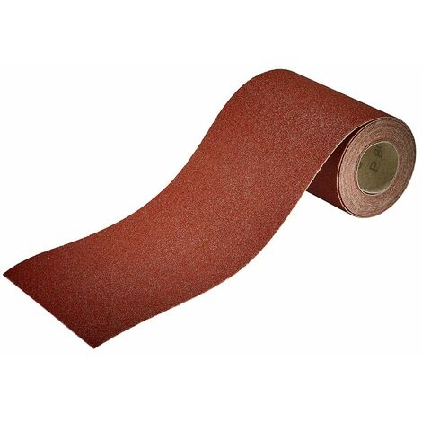 1 rollo de papel abrasivo adhesivo, grano 80, 4 m x 115 mm