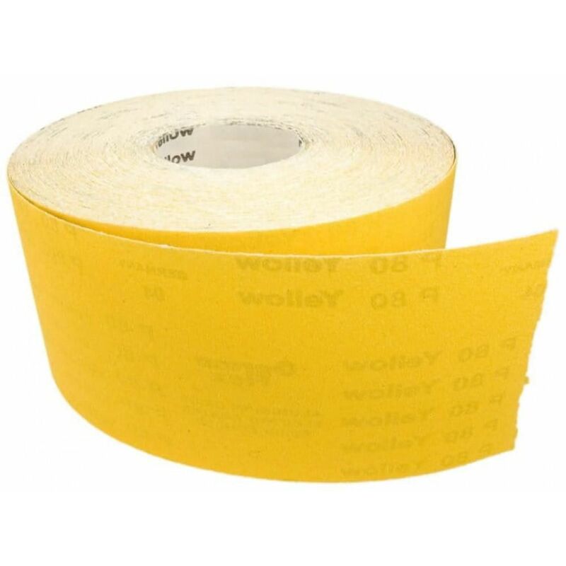 

Rollo de papel abrasivo rollo amarillo 50m p100 11