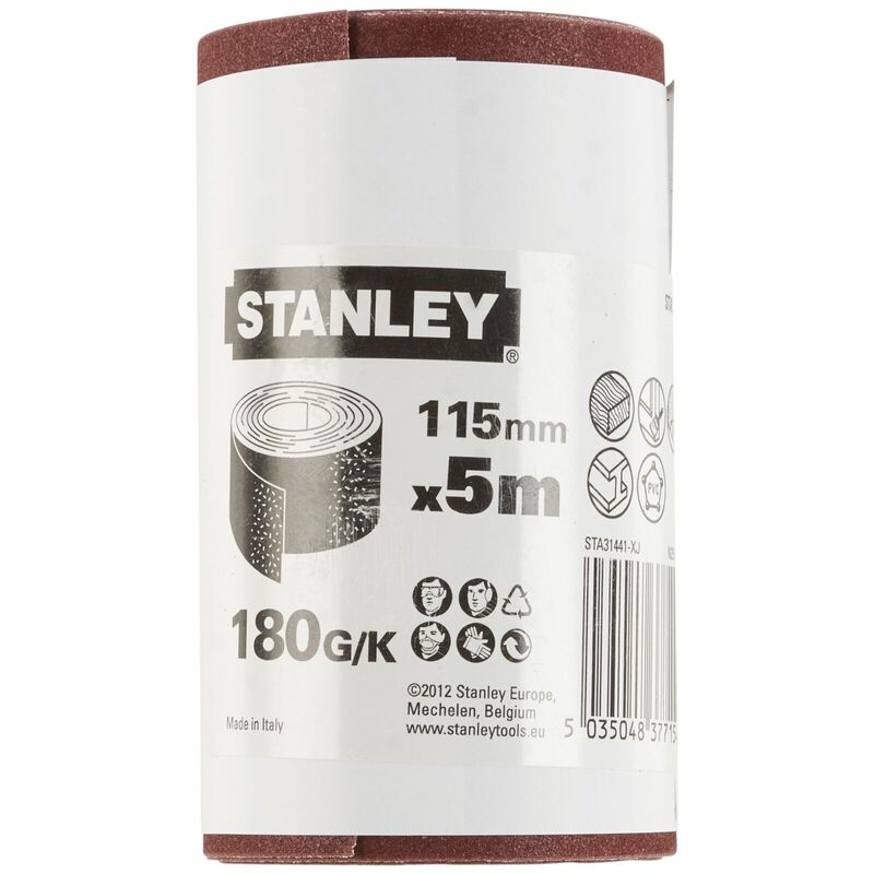 

Stanley ® - rollo de papel abrasivo Stanley - G180 500 x 11,5 cm