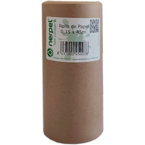 ROLLO DE PAPEL KRAFT 15 cm x 45 mts NERPEL