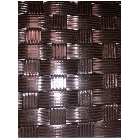 Rollo de revestimiento para cortavientos de ratán para balcones y cercas marrón Brixo 0.9x3 m