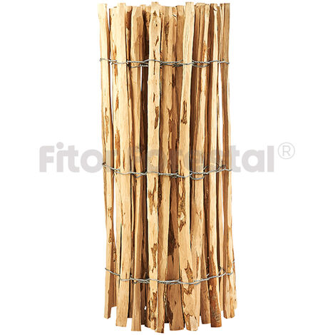 Rollo de valla empalizada de avellano 120x500cm