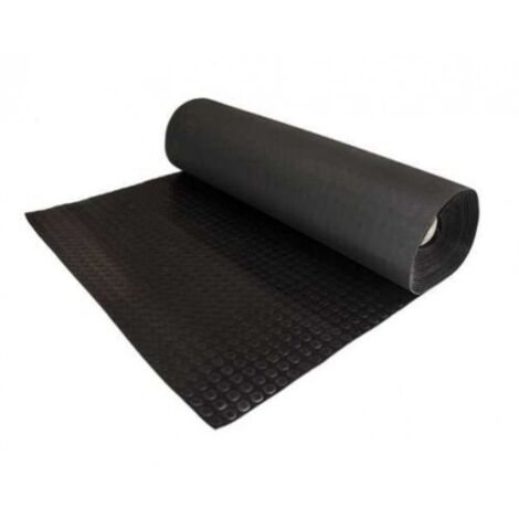 ROLLO GOMA CIRCULOS 1,5MX10MX3MM NEGRO