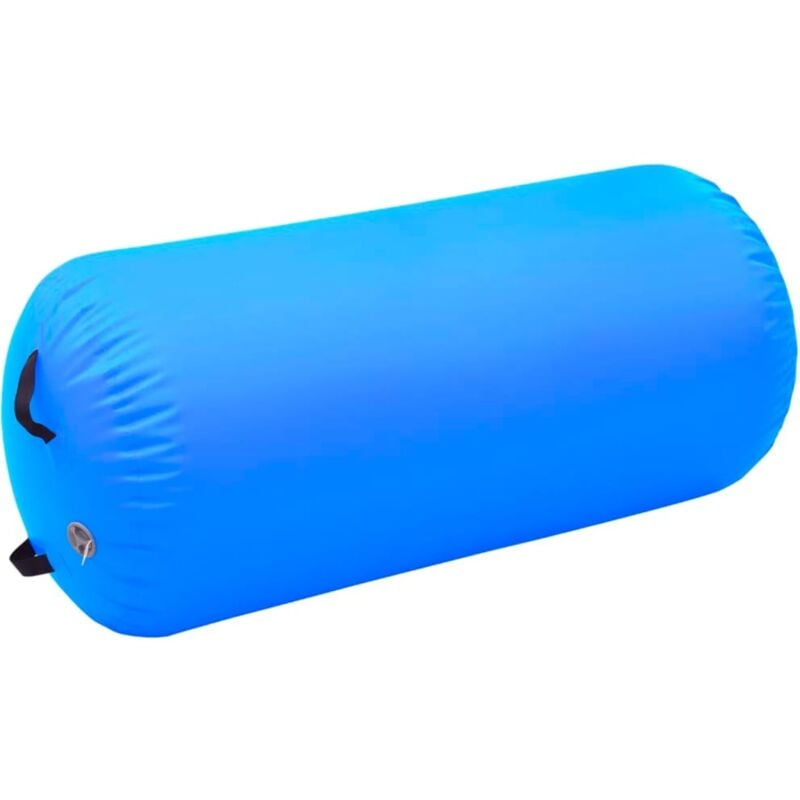 

Rollo hinchable de gimnasia con bomba PVC azul 120x75 cm - Azul - Vidaxl
