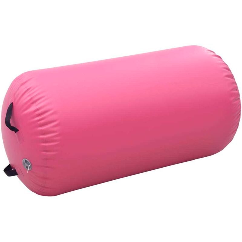 

Rollo hinchable de gimnasia con bomba PVC rosa 120x75 cm - Rosa - Vidaxl