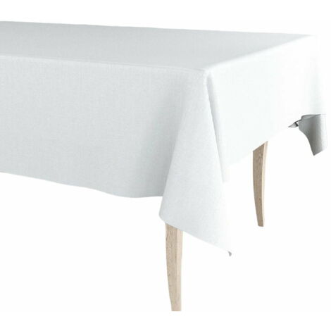 Rollo hule mantel blanco liso 140cm x 25m exma