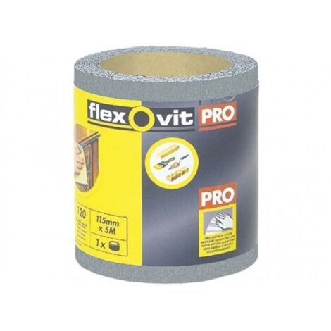 ROLLO LIJA PAPEL 115MMX5M GR.180 - SAINT GOBAIN