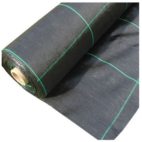 Rollo malla antihierbas negra 1x10mt 100gr/m2 213005 nova