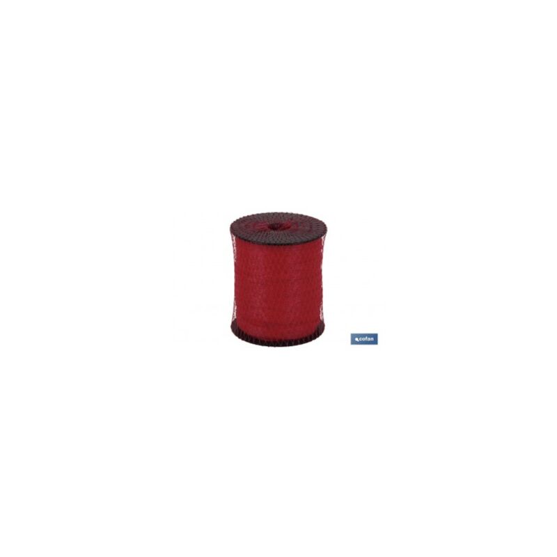 

Rollo malla tubular universal 100 25m rojo