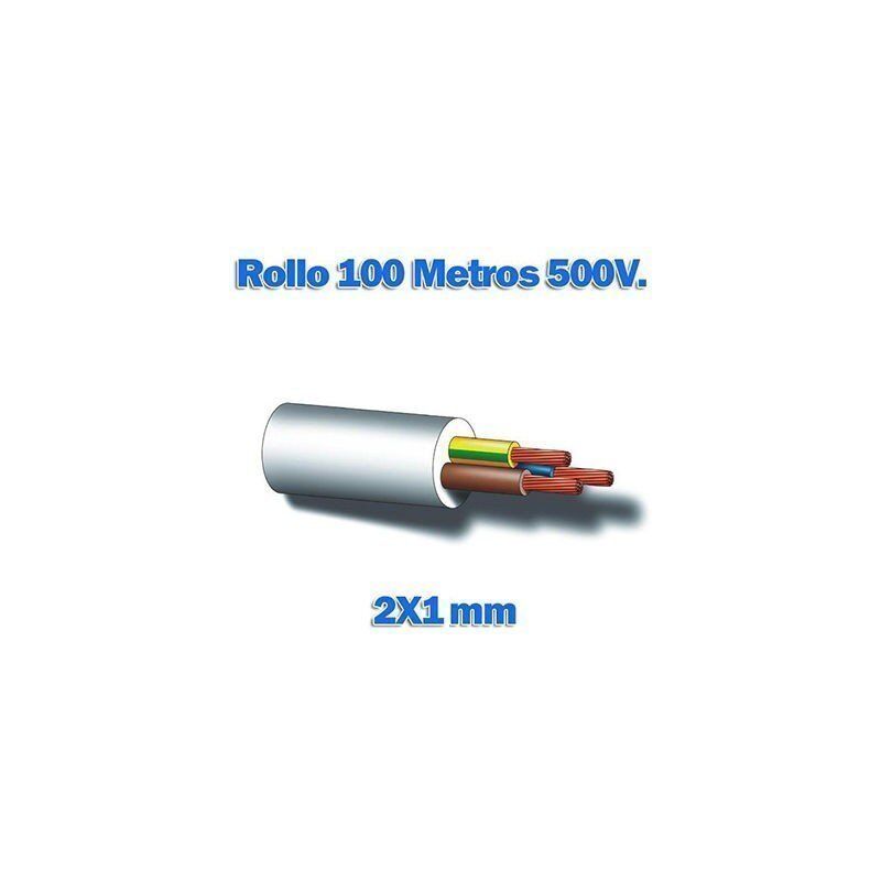 

Rollo manguera blanca [100mtr.] 2x1mm²