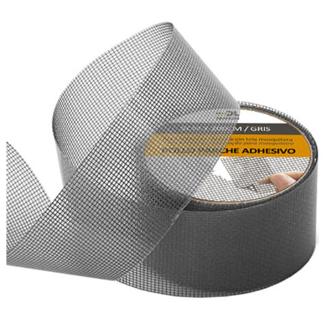Rollo parche adh. Reparacion mosquitera gris 5x200cm epid