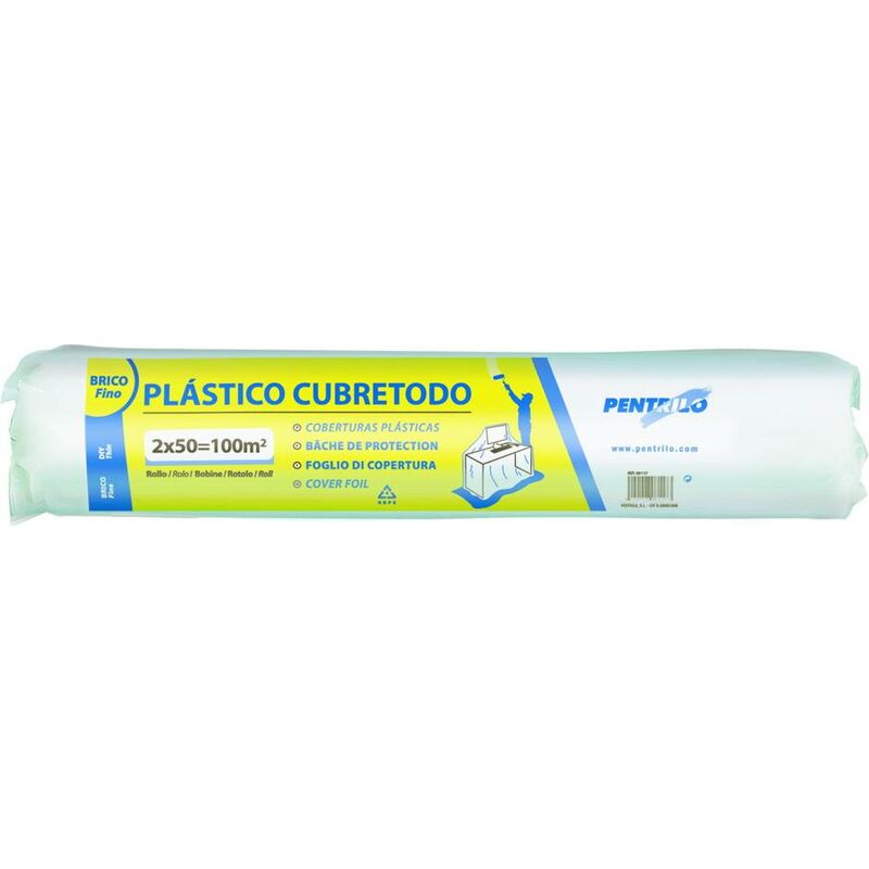 

Plástico film fino 2x50m.