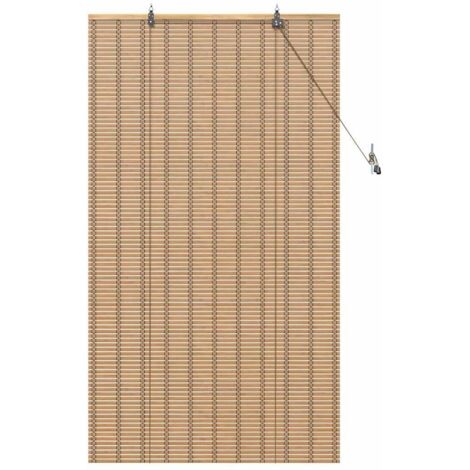 Rollo Sonstiges Hellbraun 80 x 220 cm Bambus vidaXL