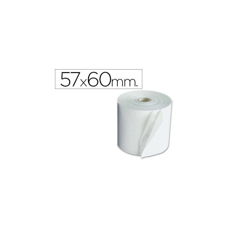 

Genérica - Exacompta bobinas para calculadoras y cajas 60gr 57x60x12x44 - 1 pliegue offset blanco paq 10ud