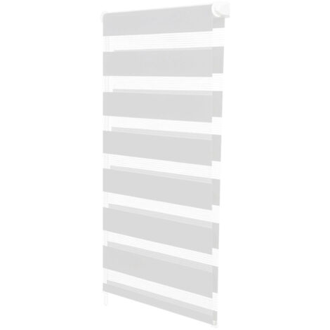 Rollo Zebra Tag Nacht 60 x 170 cm weiß