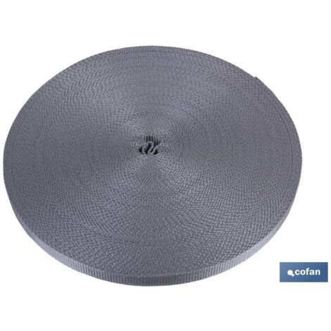 Rollobandrolle 14 mm x 50 m. Grau