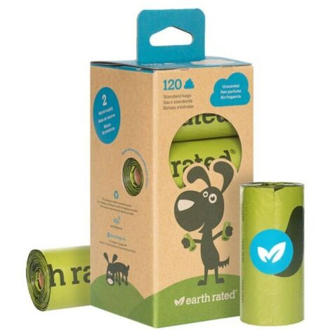 ROLLOS BOLSA mascota recambio sin perfume 8 x 15 u