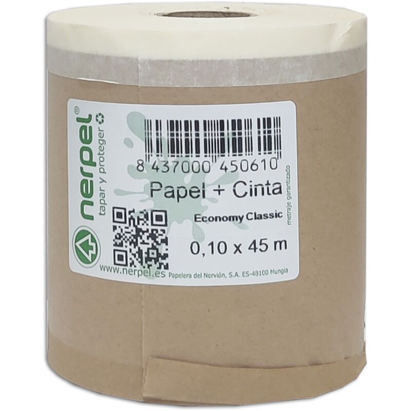 

ROLLOS DE PAPEL CON CINTA TAMAÑO: 10x45 - Nerpel