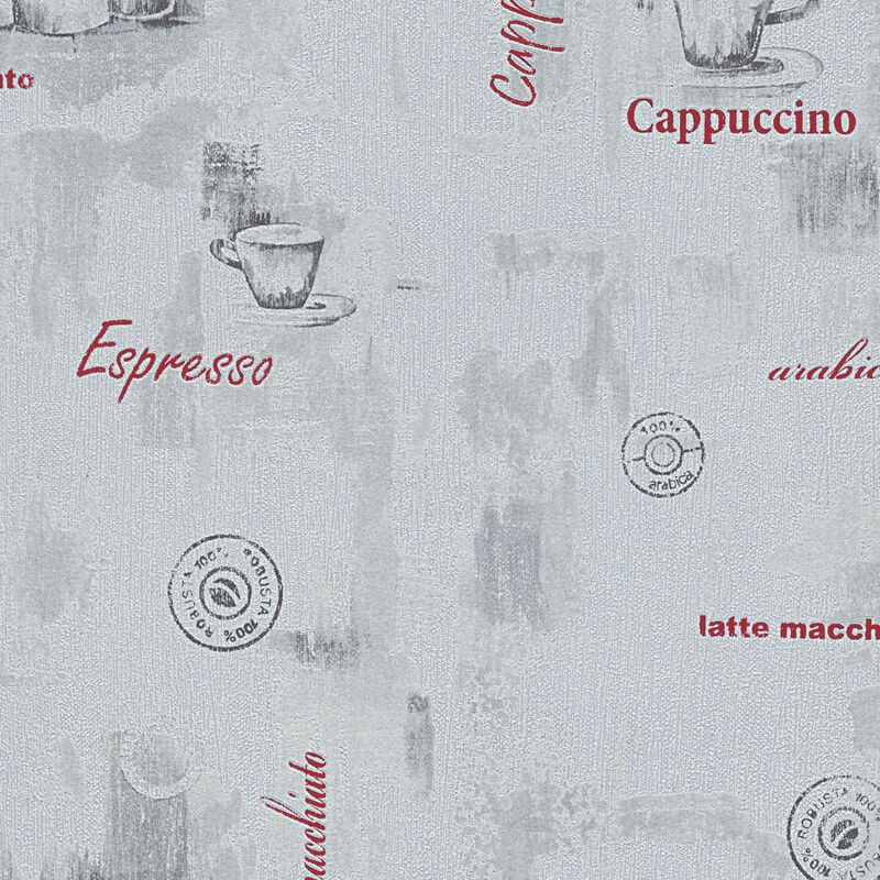 

vidaXL Rollos de papel pintado no tejido 4 uds café color blanco - Blanco
