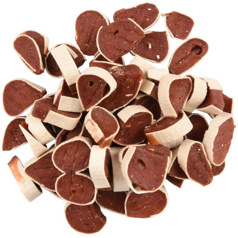 

Rollos de sushi de pato y pescado. Hapki BBQ. para perro . 85 g. sin gluten.