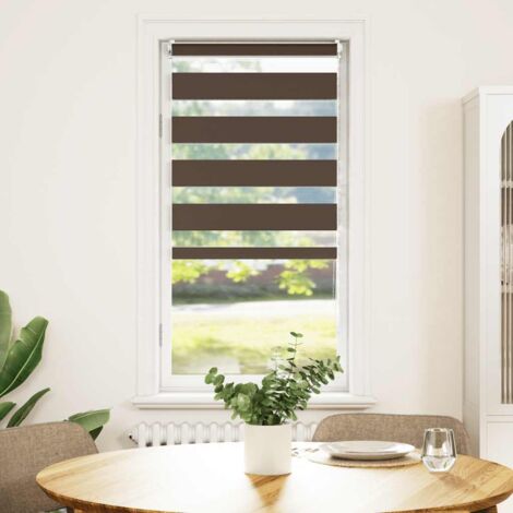 Rolloschattensichtschutz 60 x 120 cm braun