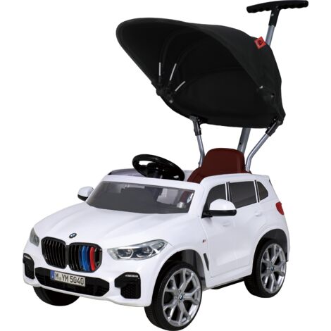 ROLLPLAY Push Car avec repose-pieds extensible, à partir de 1 an, BMW X5M, blanc