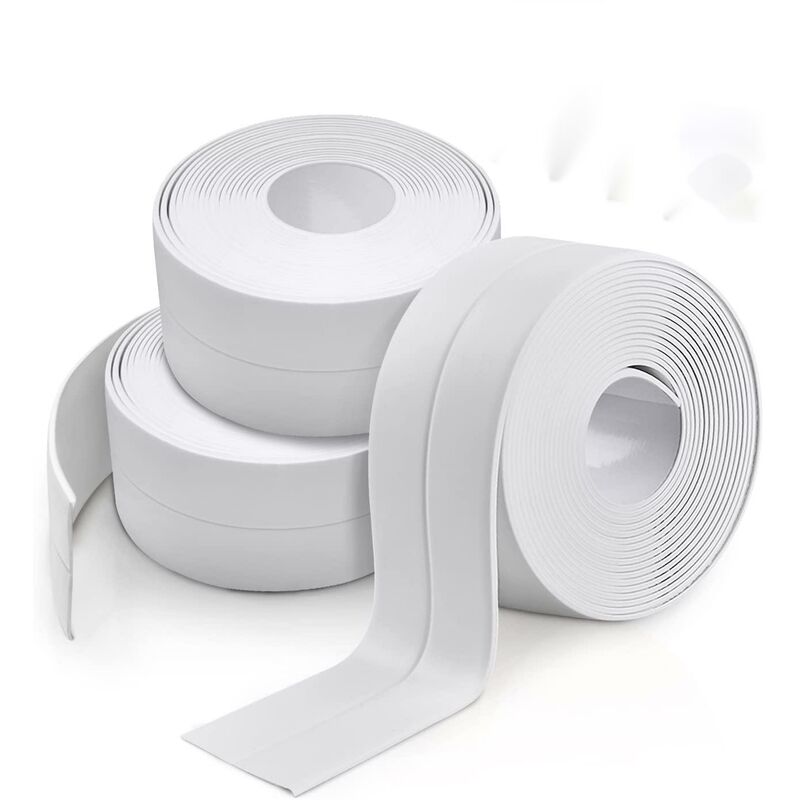 Rolls Bathroom Seal Strip, Waterproof Self Adhesive Caulking Tape, for Kitchens, Toilets, Bathtubs, Corner, Windows (style2) Modou