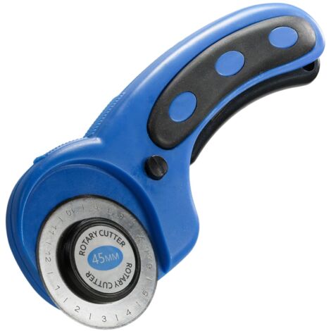 Rollschneider 45mm Rundklinge Rollmesser für Papier Stoff Leder Latex