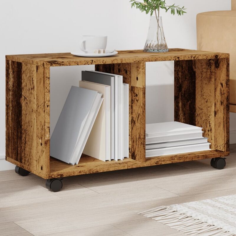Vidaxl - Rollschrank Altholz-optik 72x33x42, 5 Cm Holzwerkstoff