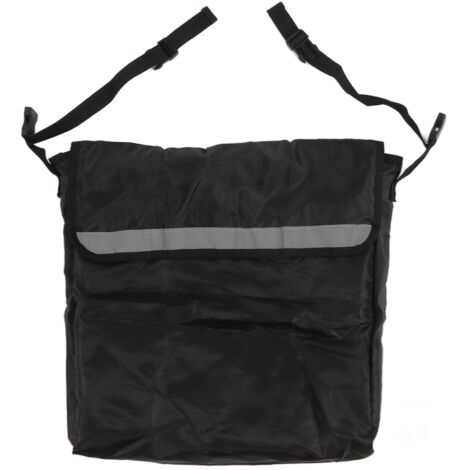 Rollstuhlrucksack, Aufbewahrungstasche für Elektrorollstühle, schwarzes Zubehör für die Rollstuhl-Rückenlehne.