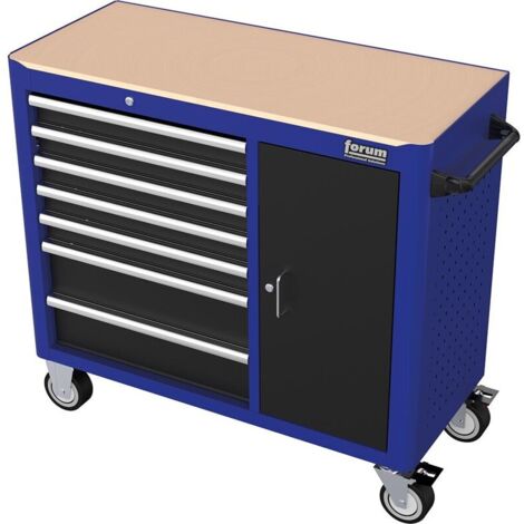 Rollwerkbank 1095 x 481 x 850,5 mm 69-teilig FORUM