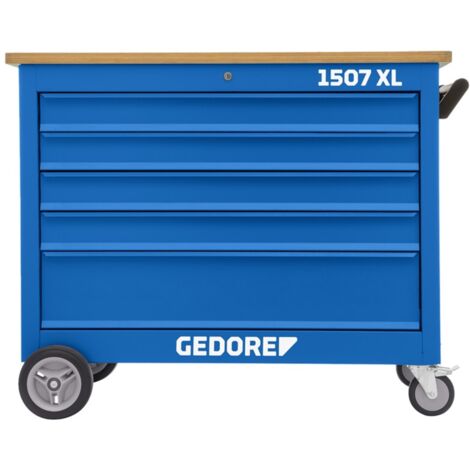 Rollwerkbank 5 extra breite Schubladen 1507 XL 04010 GEDORE