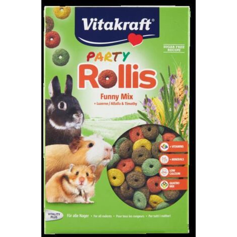rolly party  per roditori - 500gr - vitakraft