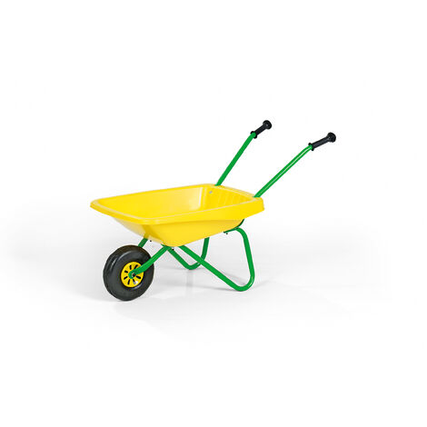 Rolly Toys Brouette pour enfants, à partir de 2 ans, cuve en plastique, charge jusqu'à 15 kg