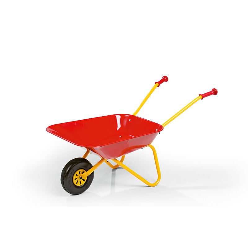 Brouette pour enfants en metal, ̤ partir de 2,5 ans, jusqu'̤ 25 kg, poignee en plastique - Rolly Toys