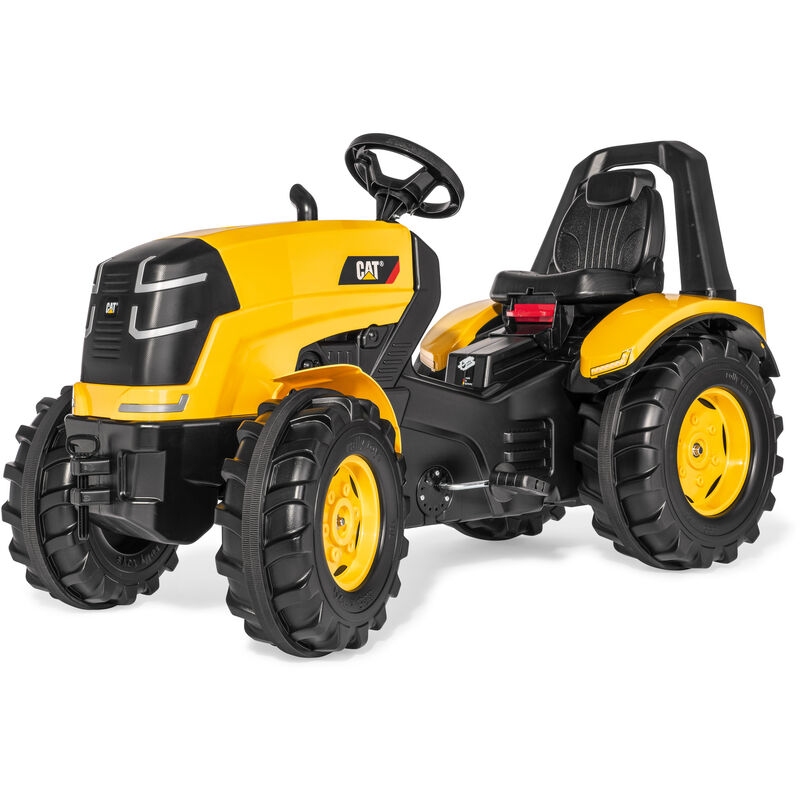 Rolly Toys - Tracteur à pédales CAT Premium, véhicule pour enfants, siège réglable, à partir de 3 ans