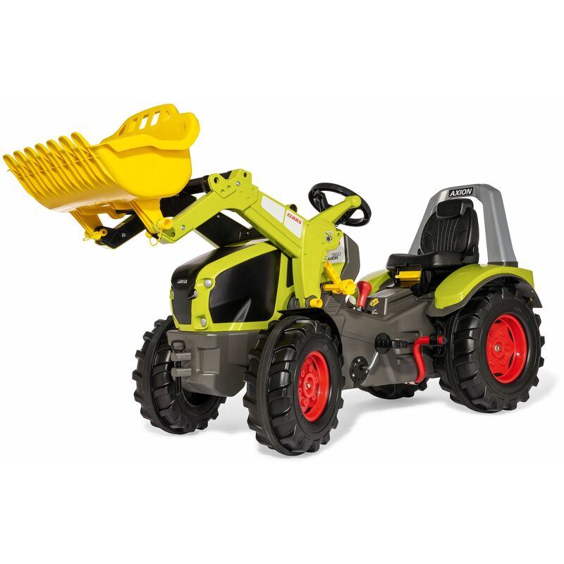 Tracteur pedales Premium Claas Axion 960 + chargeur frontal, changement de vitesse deux vitesses - Rolly Toys