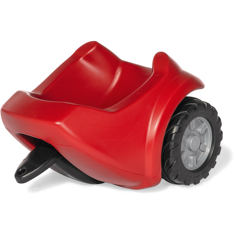 Remorque Vehicules pedales + vehicules roulettes, avec fonction de bascule, couleur rouge - Rollytoys