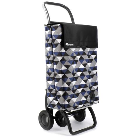 ROLSER carro compra classic sahara 4.2 azul , Carro Classic Sahara 4.2 Azul2 ruedas para llevar detrás cuando está vacío4 ruedas para empujar hacia delante cuando está llen