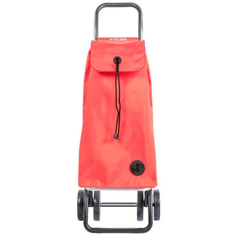 ROLSER carro compra imax mf 4 coral , Carro Imax MF 4 coralCarro de compra de aluminioIncluye 4 ruedas, 2 de ellas son retráctilesBolsillo interior y exteriorCarga