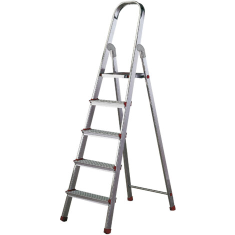 rolser escaleras aluminio domestica plus 5 peld dop003 en131