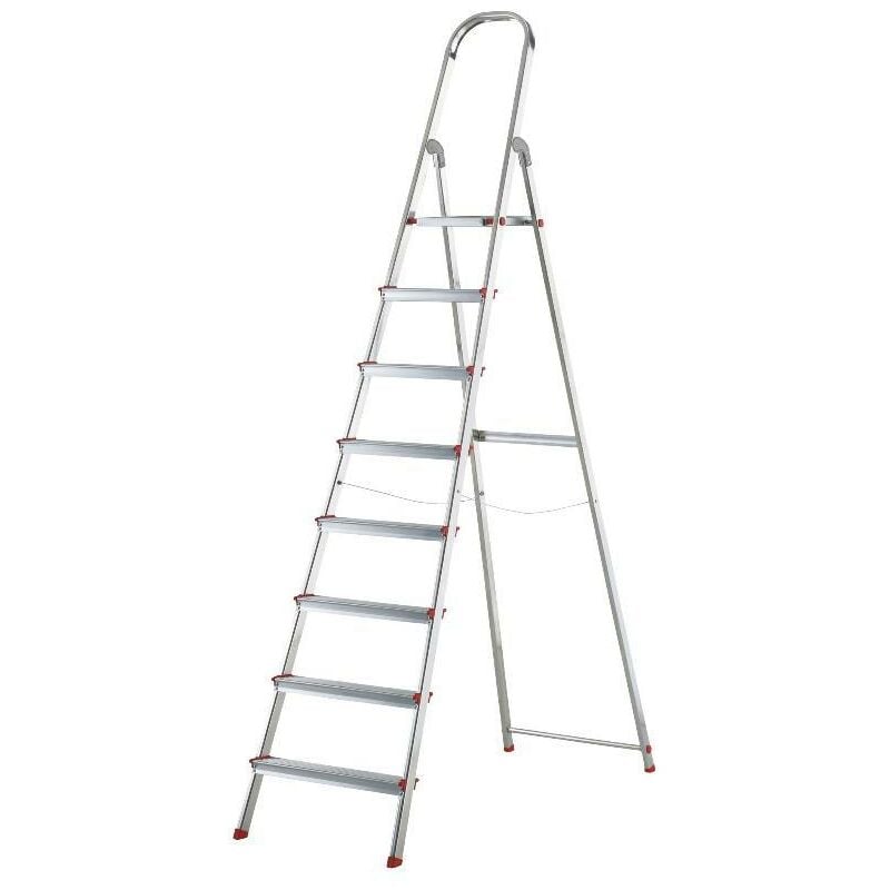 

rolser escaleras aluminio domestica plus 8 peld dop006 en131 - Mibricotienda