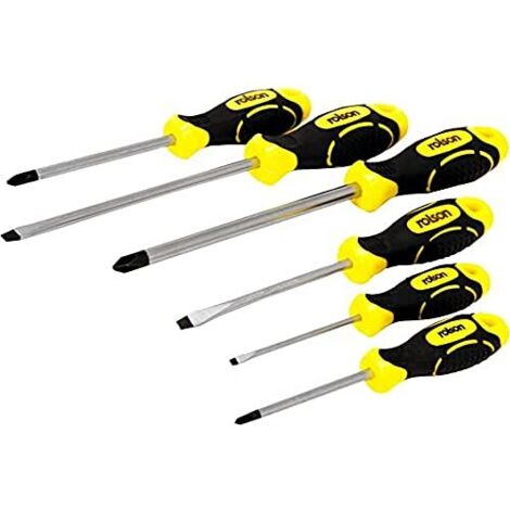 Rolson 28573-Set di cacciaviti, 6 pezzi